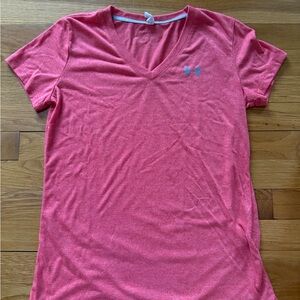 Under Armour Pink Fitted Short Sleeve Tee